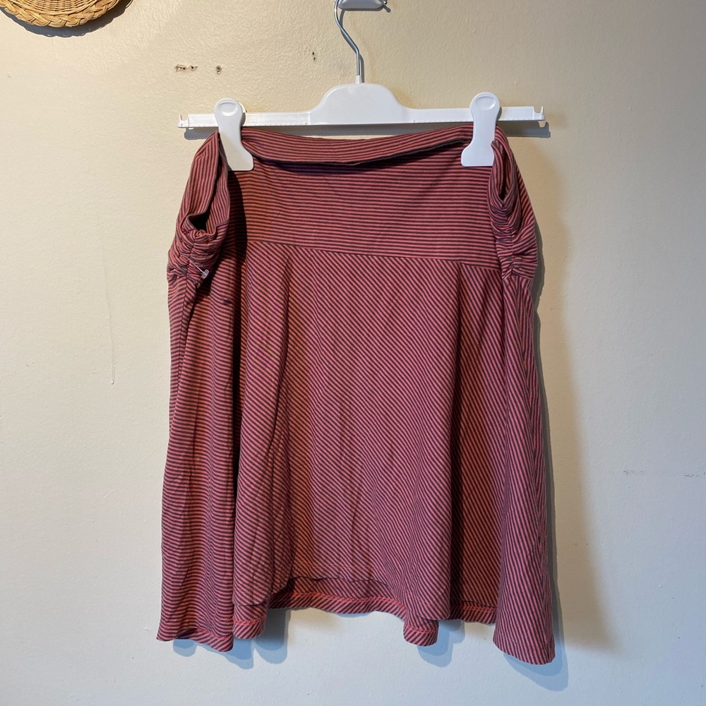 Patagonia X-Large red midi flare cotton skirt..